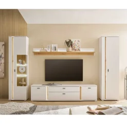 Design Wohnwand Möbelset - Racelyn (vierteilig)^Wohnen