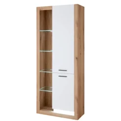 Design Wohnwand Set in Mattweiß - Adejano (dreiteilig)^Wohnen New