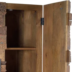 Design Wohnzimmerschrank aus Mangoholz rustikal - Lacid^Wohnen Outlet