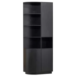 Design Wohnzimmerschrank links abgerundet - Niwidus^Wohnen Online