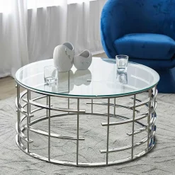 Design Wohnzimmertisch aus Klarglas - Oradea^Wohnen Clearance