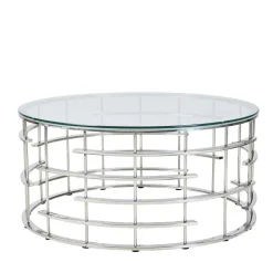 Design Wohnzimmertisch aus Klarglas - Oradea^Wohnen Clearance