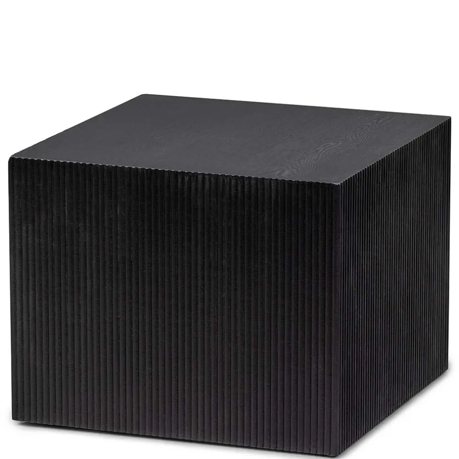 Wohnen Design Zweisatz Beistelltisch in Schwarz - Canpur (zweiteilig)