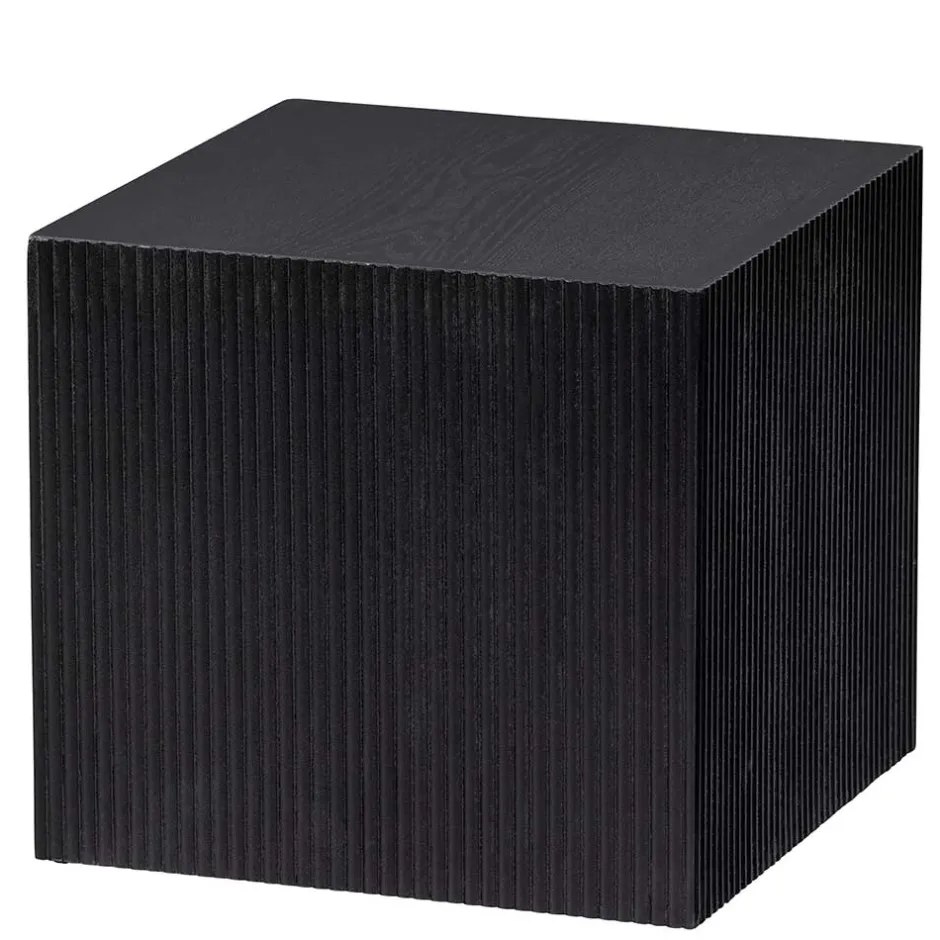 Wohnen Design Zweisatz Beistelltisch in Schwarz - Canpur (zweiteilig)