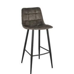 Design-Barstühle in Dunkelgrün Velours - Ciudada (2er Set)^Wohnen Sale