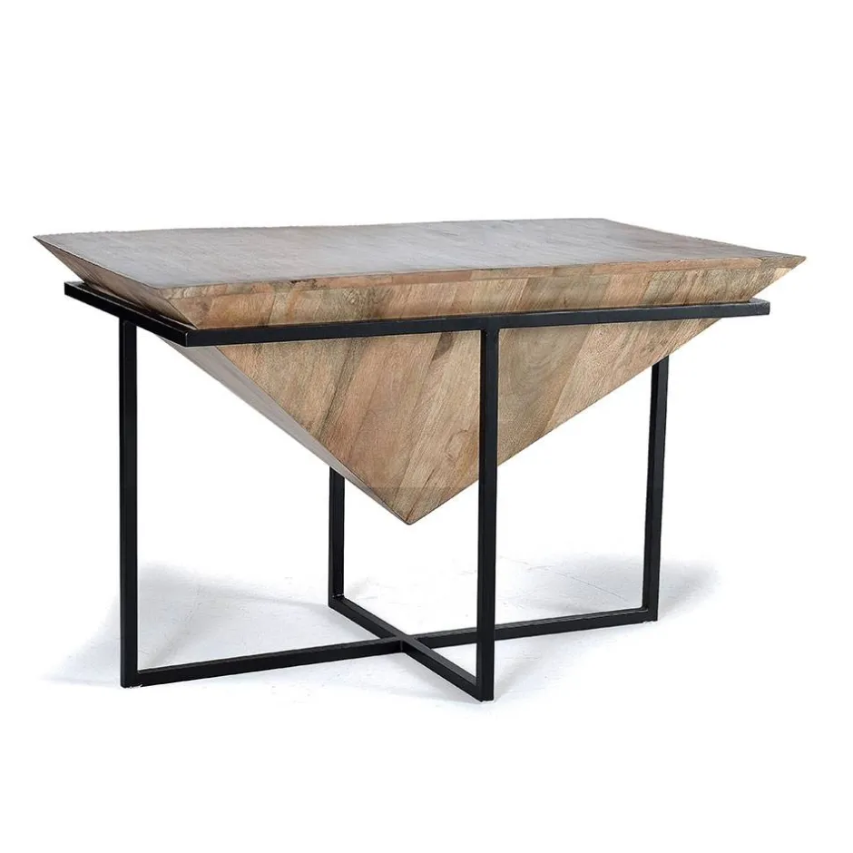 Design-Couchtisch aus Mangobaum Massivholz - Rovakis^Wohnen Outlet