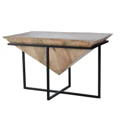 Design-Couchtisch aus Mangobaum Massivholz - Rovakis^Wohnen Outlet