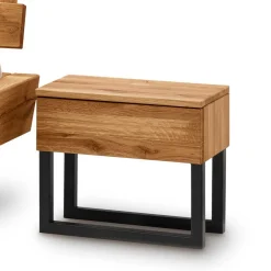 Wohnen Designer Balkenbett mit LED Beleuchtung - Syrecs