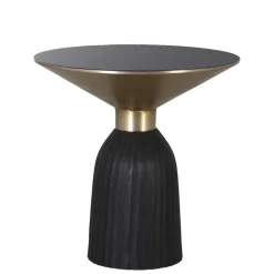 Wohnen Designer Couchtisch aus Glas und Aluminium - Coralla