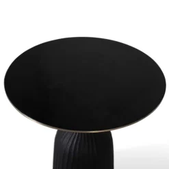 Wohnen Designer Couchtisch aus Glas und Aluminium - Coralla