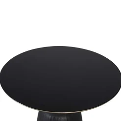 Wohnen Designer Couchtisch aus Glas und Aluminium - Coralla