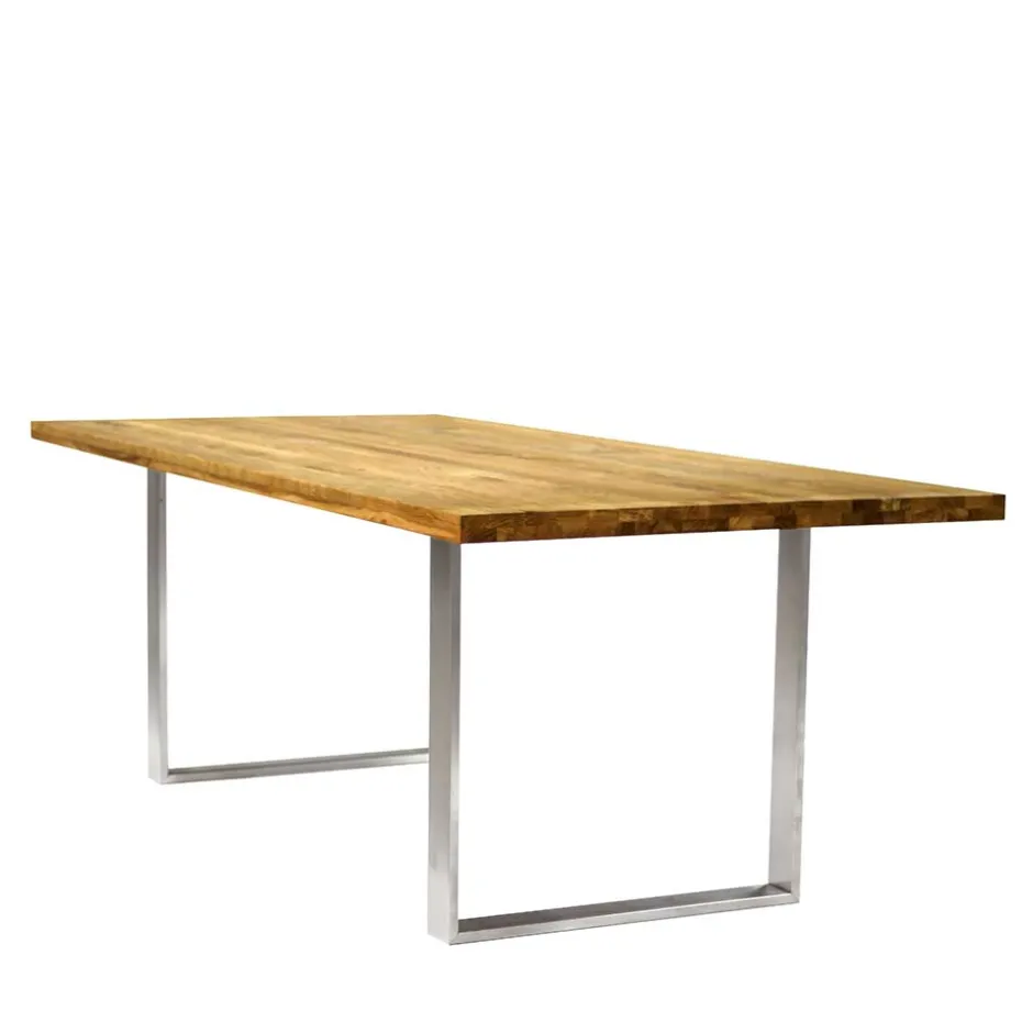 Wohnen Designer Esstisch aus Eiche geschliffen & geölt - Alde