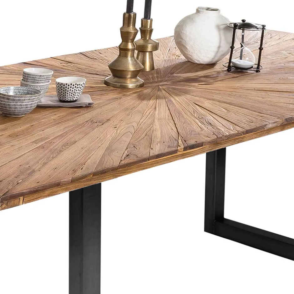 Designer Esstisch aus Recyclingholz Teak - Lolly^Wohnen New