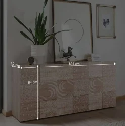 Wohnen Designer Sideboard mit Druck - Bielvas