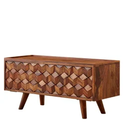 Designer TV Board aus Sheesham Massivholz - Crabira^Wohnen Discount