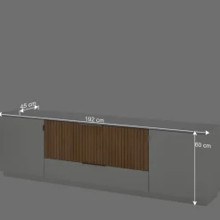 Designer TV Wohnwand in Weiß - Miloris (dreiteilig)^Wohnen Sale