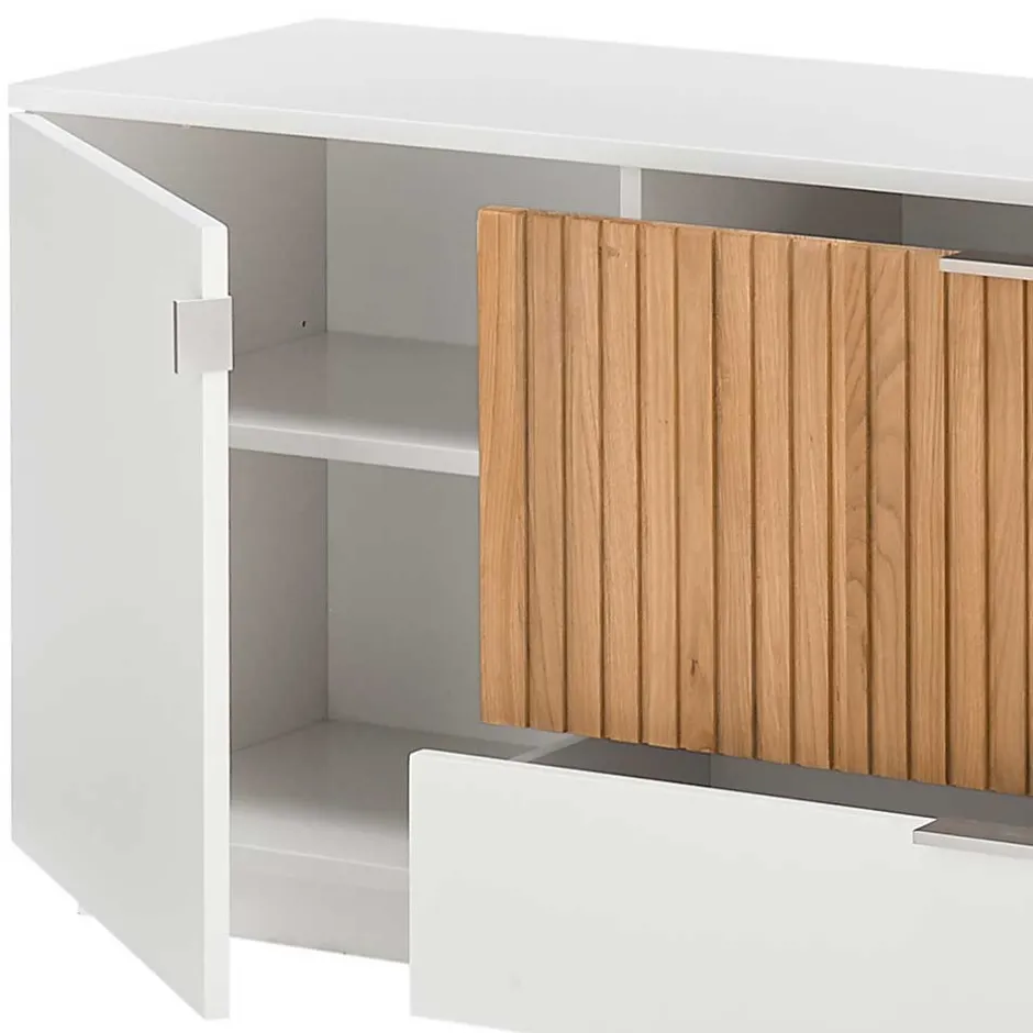 Designer TV Wohnwand in Weiß - Miloris (dreiteilig)^Wohnen Sale