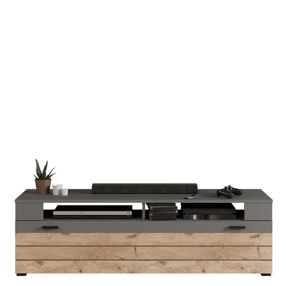 Designer Wohnwand Möbel 320 cm breit - Scarlett (dreiteilig)^Wohnen