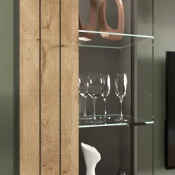 Designer Wohnwand Möbel 320 cm breit - Scarlett (dreiteilig)^Wohnen