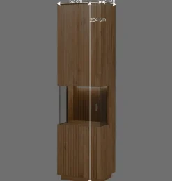 Wohnen Designer Wohnwand Möbel 290 cm breit - Miloris (dreiteilig)