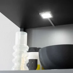 Wohnen Designer-Wohnwand Möbel in Grau - Ridona (dreiteilig)