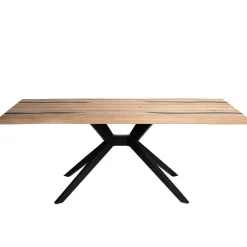 Wohnen Design-Esstisch mit Baumkanten - Slavidra