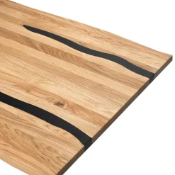 Wohnen Design-Esstisch mit Baumkanten - Slavidra