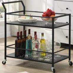 Design-Küchenwagen in Schwarz - Panfreda^Wohnen Discount