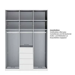 Wohnen Design-Kleiderschrank mit vier Schubladen - Korcula