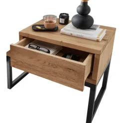 Wohnen Design-Nachttisch aus Wildeiche Massivholz - Sangre