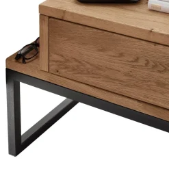 Wohnen Design-Nachttisch aus Wildeiche Massivholz - Sangre