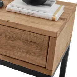 Wohnen Design-Nachttisch aus Wildeiche Massivholz - Sangre