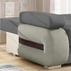 Wohnen Design-Schlafsofa in Grau und Hellgrau - Blascina