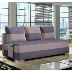Design-Schlafsofa in Mauve und Altrosa - Mamboria^Wohnen New