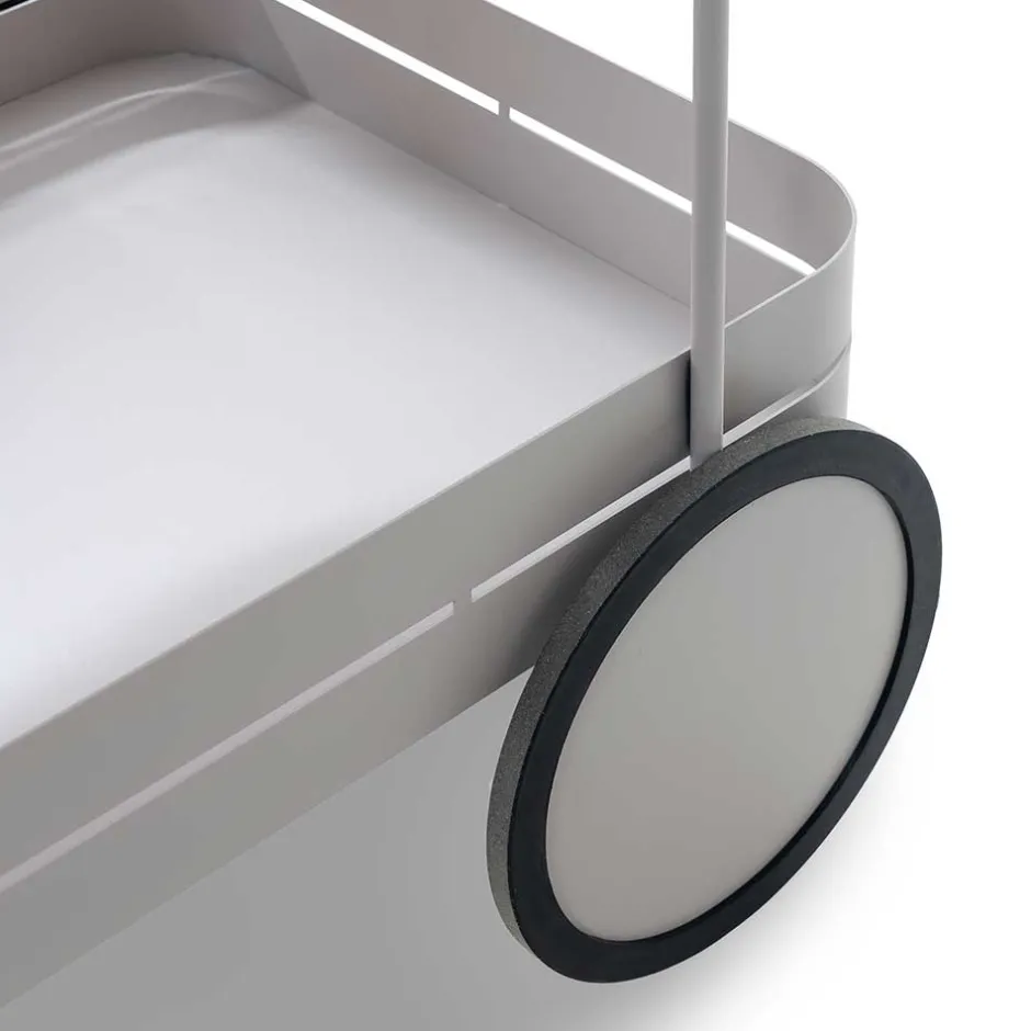 Wohnen Design-Servierwagen in Taupe - Gicanta