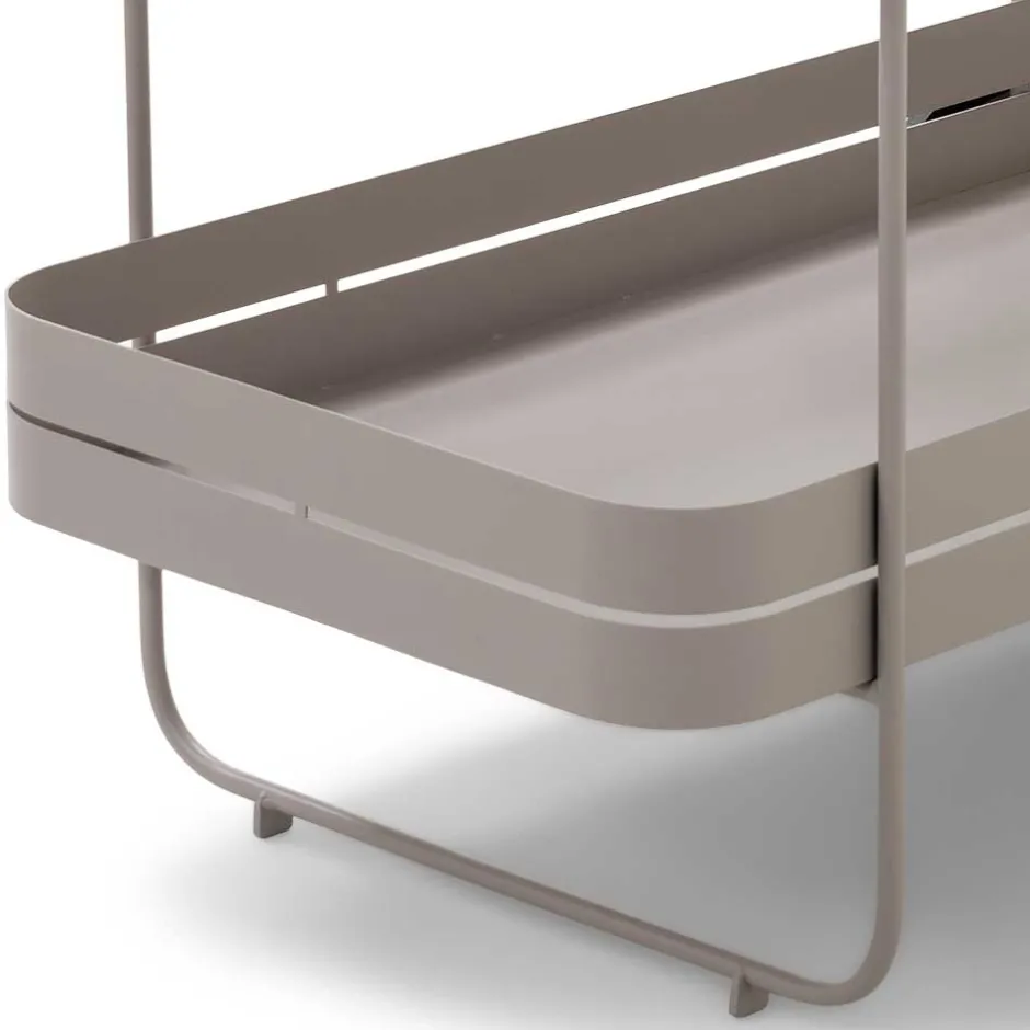 Wohnen Design-Servierwagen in Taupe - Gicanta