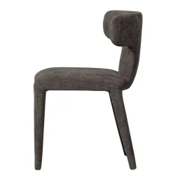 Designstühle in Dunkelbraun Stoff - Mestecan (2er Set)^Wohnen Discount