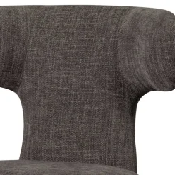 Designstühle in Dunkelbraun Stoff - Mestecan (2er Set)^Wohnen Discount