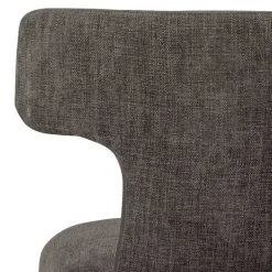 Designstühle in Dunkelbraun Stoff - Mestecan (2er Set)^Wohnen Discount