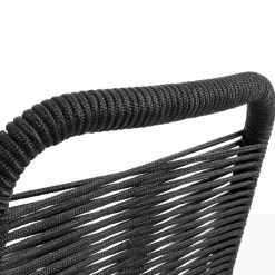 Designstuhl aus Kordel & Stahl - Loeesa (2er Set)^Wohnen Clearance