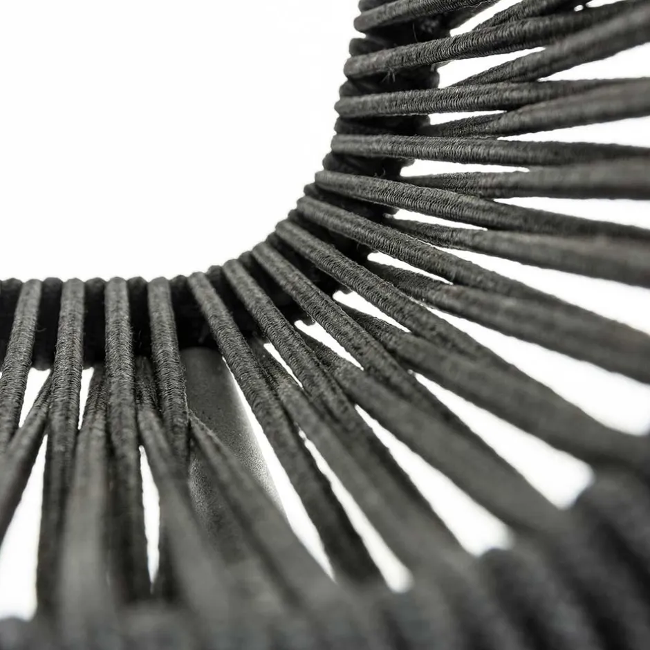 Designstuhl aus Kordel & Stahl - Loeesa (2er Set)^Wohnen Clearance