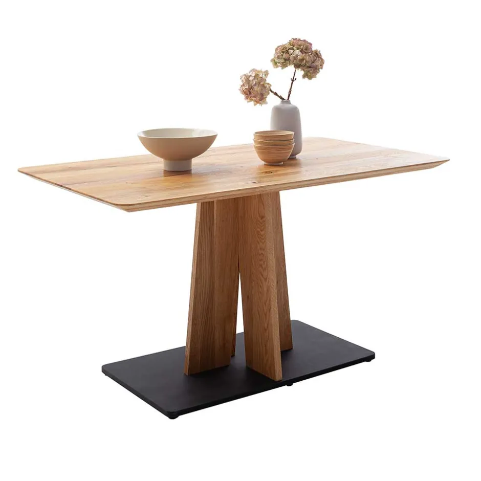 Design-Säulentisch mit Schweizer Kante - Vasilicata^Wohnen Hot