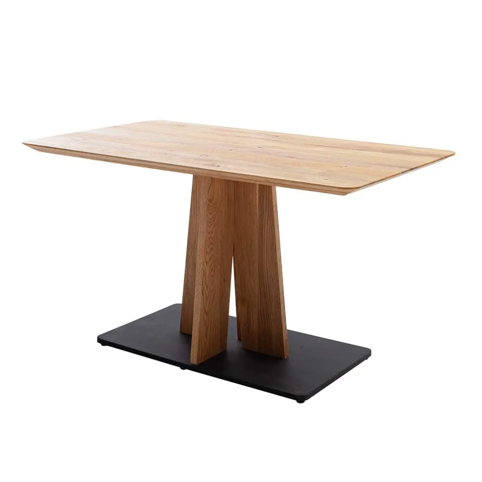 Design-Säulentisch mit Schweizer Kante - Vasilicata^Wohnen Hot