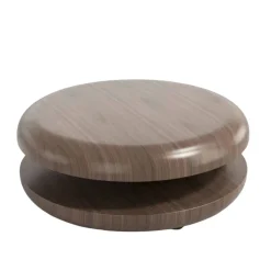 Design-Wohnzimmertisch mit drehbarer Platte - Loisango^Wohnen Sale