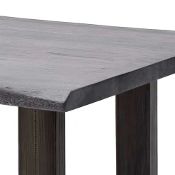 Wohnen Design-Wohnzimmertisch mit grauer Holzplatte - Flaciona