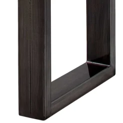 Wohnen Design-Wohnzimmertisch mit grauer Holzplatte - Flaciona