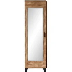 Dielen Garderobenschrank mit Spiegel - Elprisca^Wohnen Sale