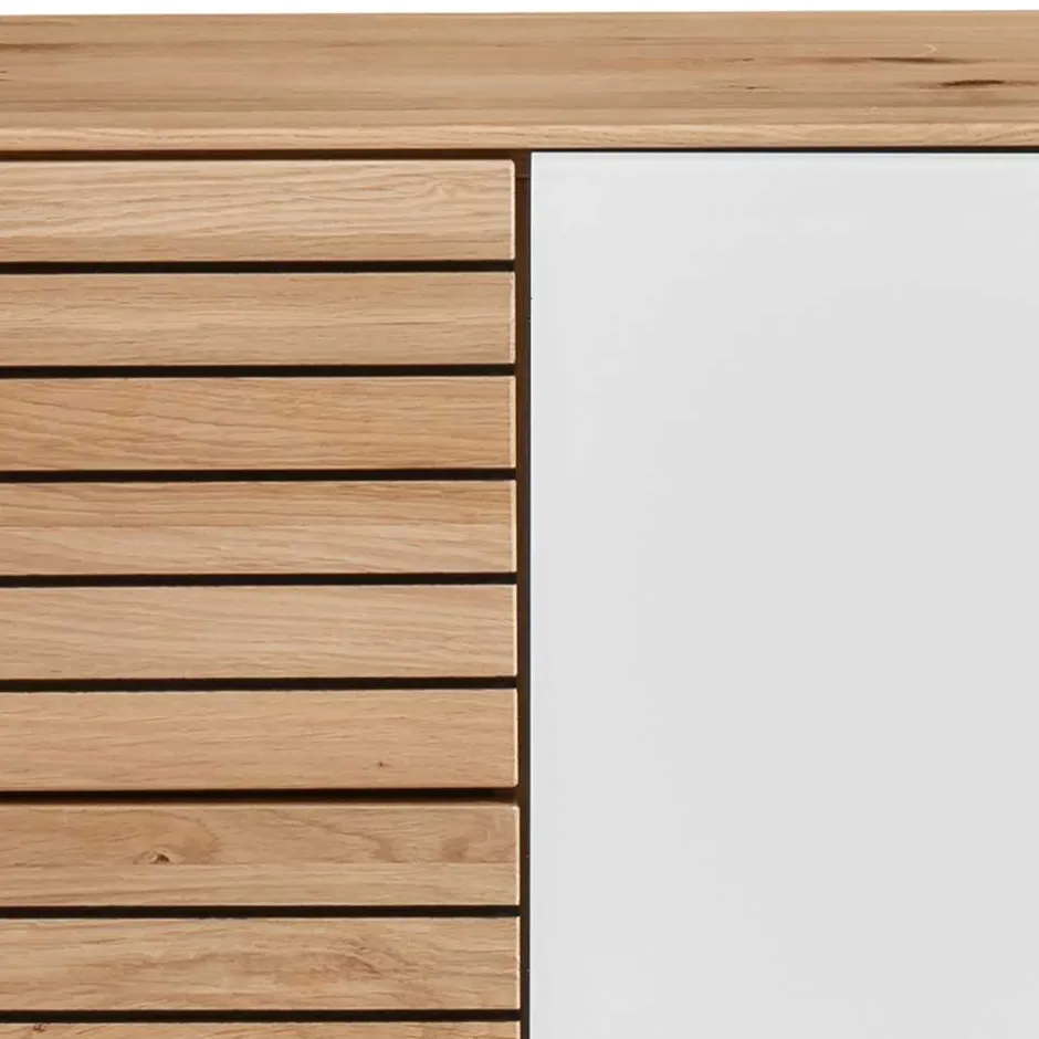 Wohnen Dielenbank aus Asteiche Massivholz - Zonga