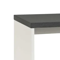 Dielenbank Curelino in Weiß Grau^Wohnen Clearance