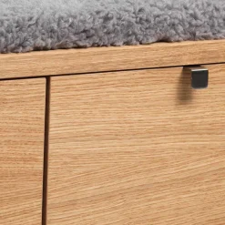 Wohnen Dielenbank Helvana mit Eiche Furnier